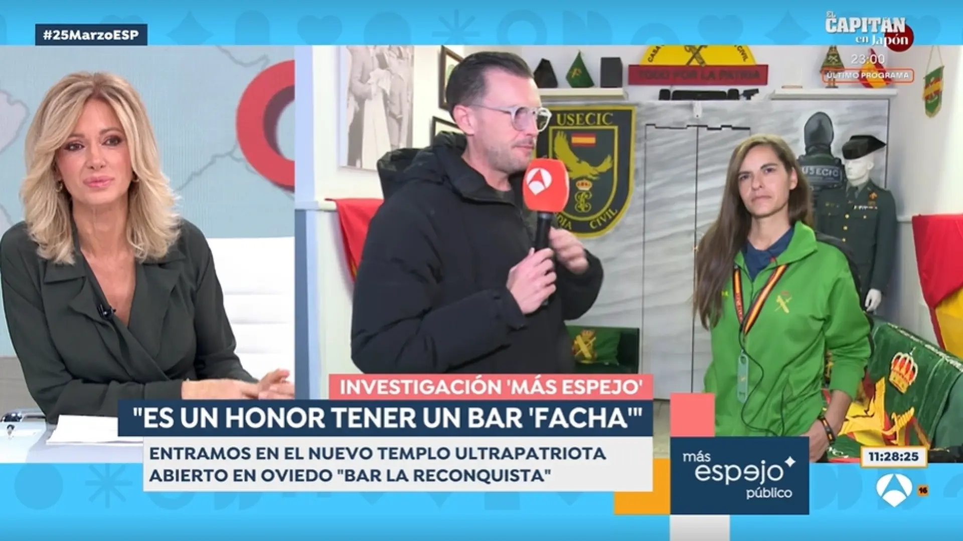 'La Reconquista', el bar ultrapatriota de Oviedo que ofrece bolis bala y revistas de La Legión