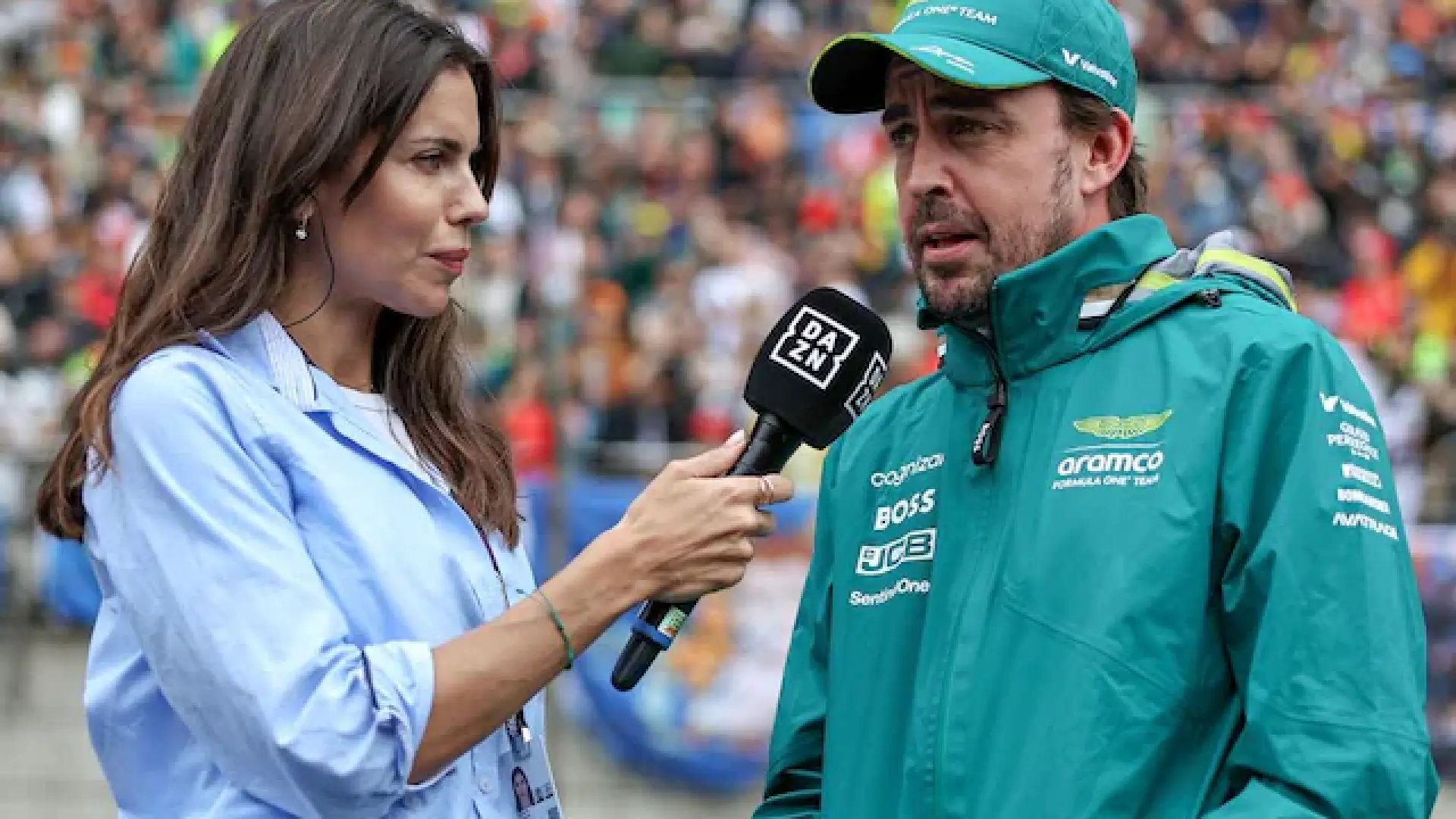 
         Fernando Alonso y Melissa Jiménez, padres de su primer hijo en común 
    