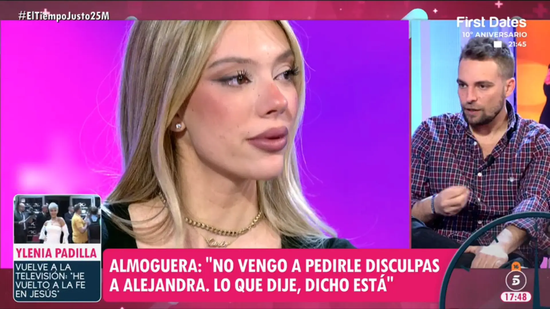 
         José María Almoguera, tras la retirada de Alejandra Rubio en televisión: "Creo que no he hecho nada malo" 
    