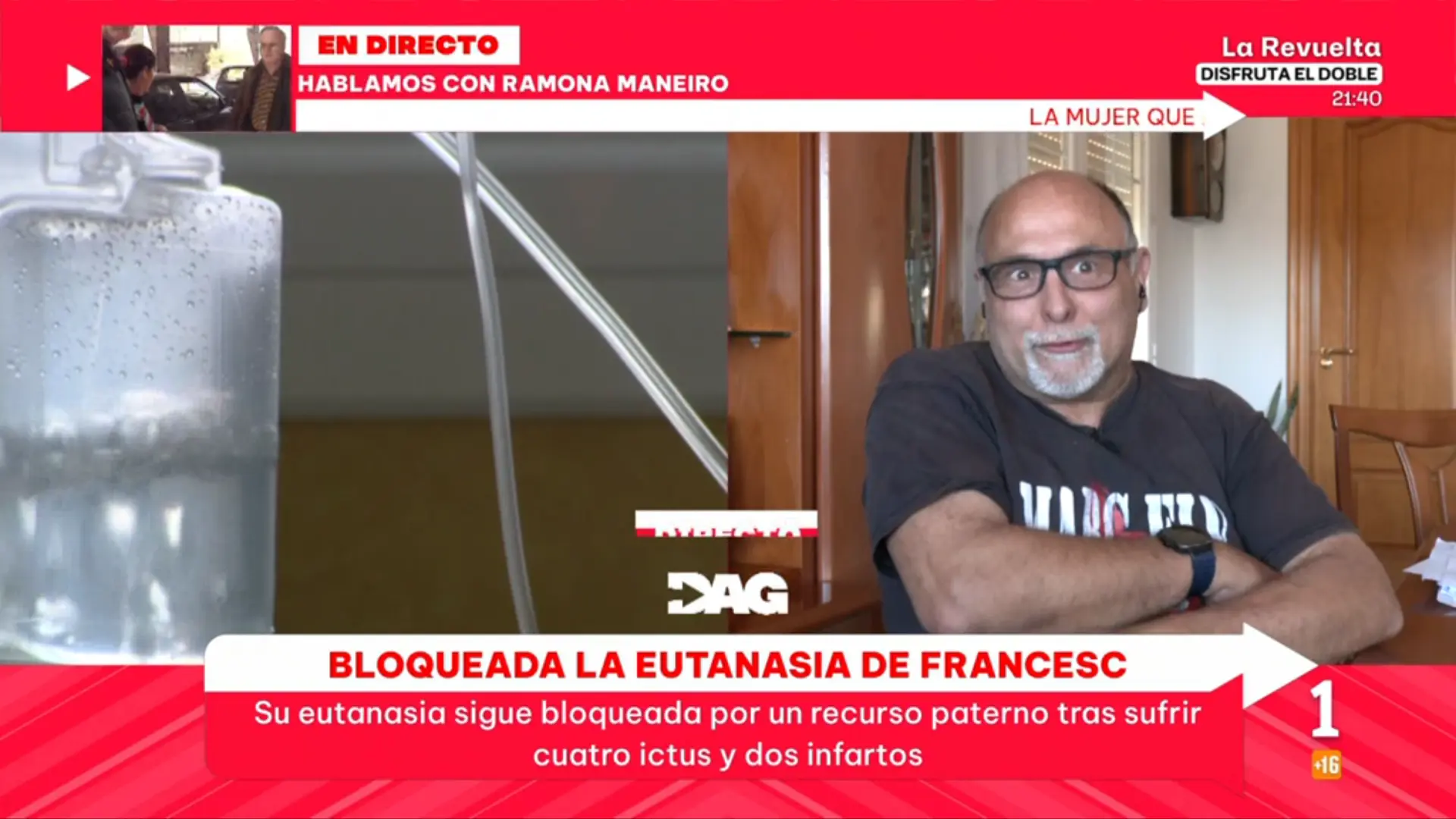 
         Francesc Augé reivindica su derecho a la eutanasia tras el caso de Noelia Castillo: "Me han obligado a vivir" 
    