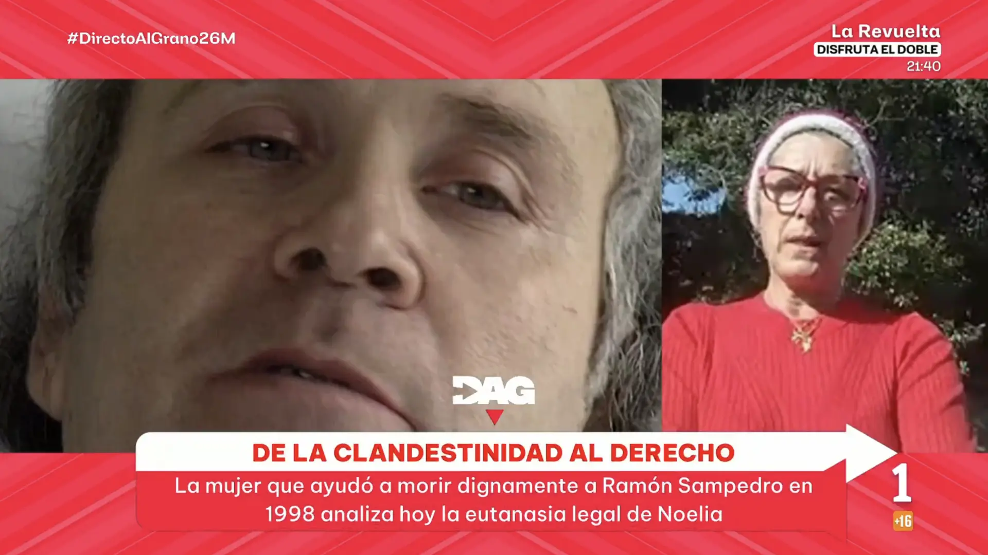 
         Ramona Maneiro, viuda de Ramón Sampedro, sobre la eutanasia de Noelia Castillo: "¡Que la dejen en paz!" 
    