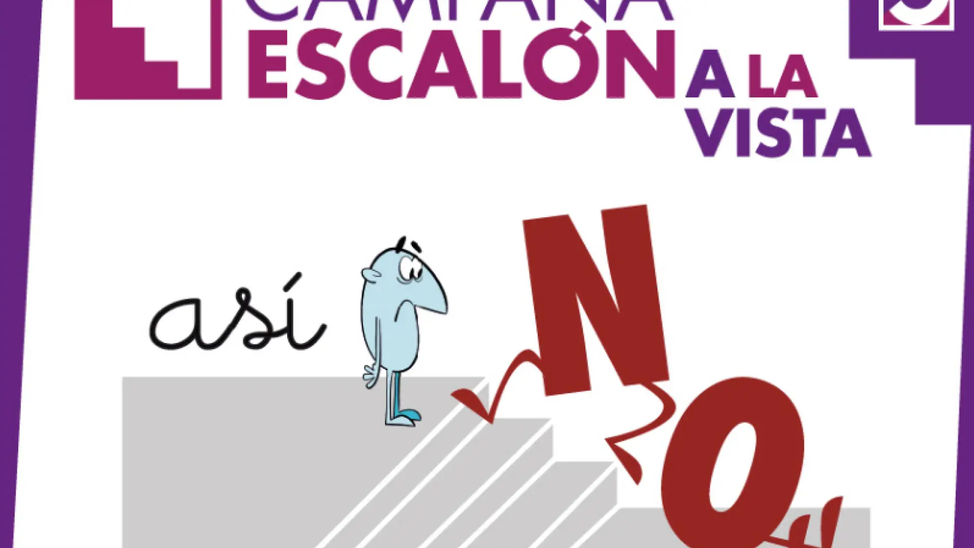 
         'Escalón a la vista', un proyecto pionero para facilitar la accesibilidad de las personas con baja visión 
    