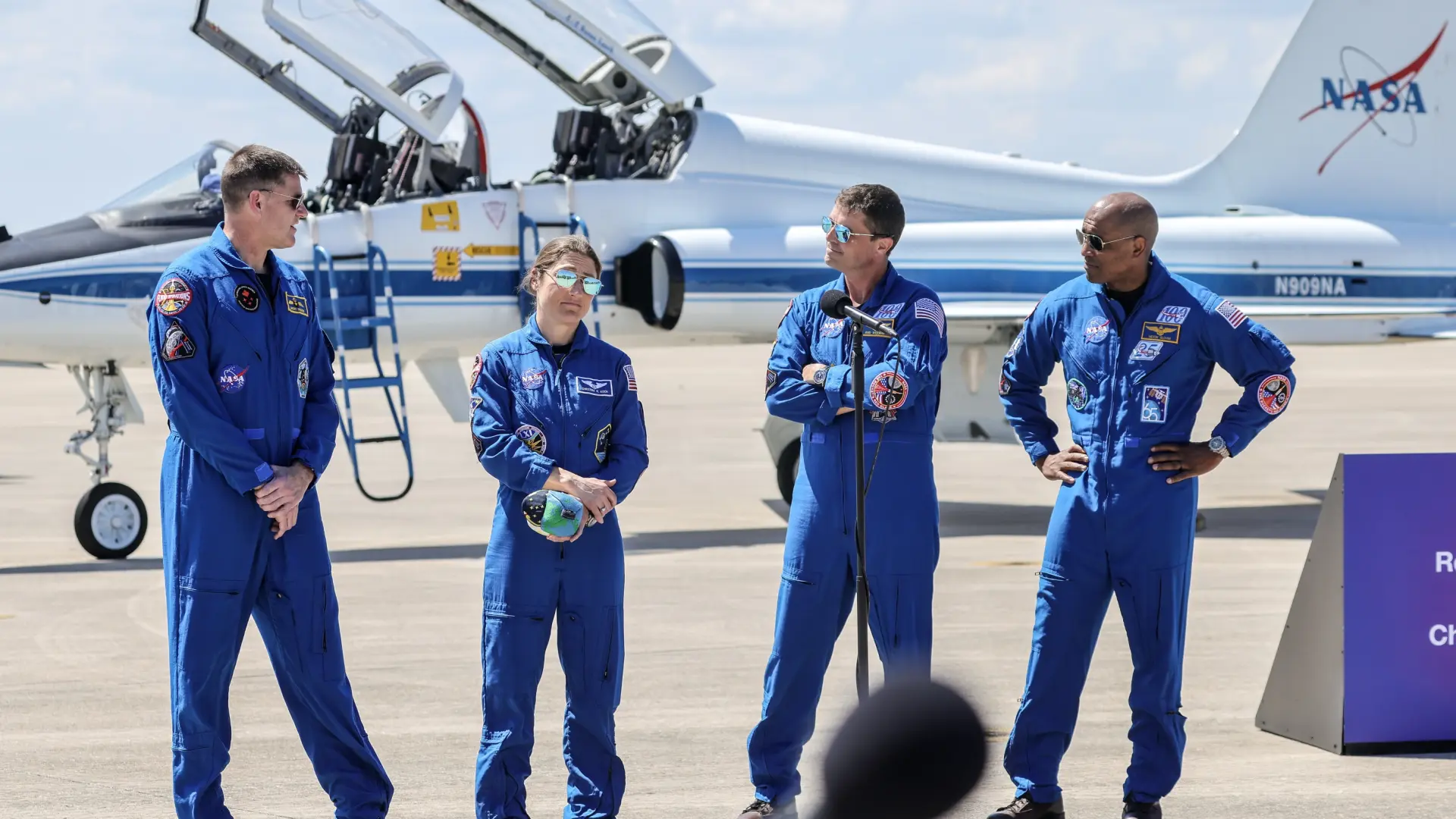 Los astronautas de Artemis II: 