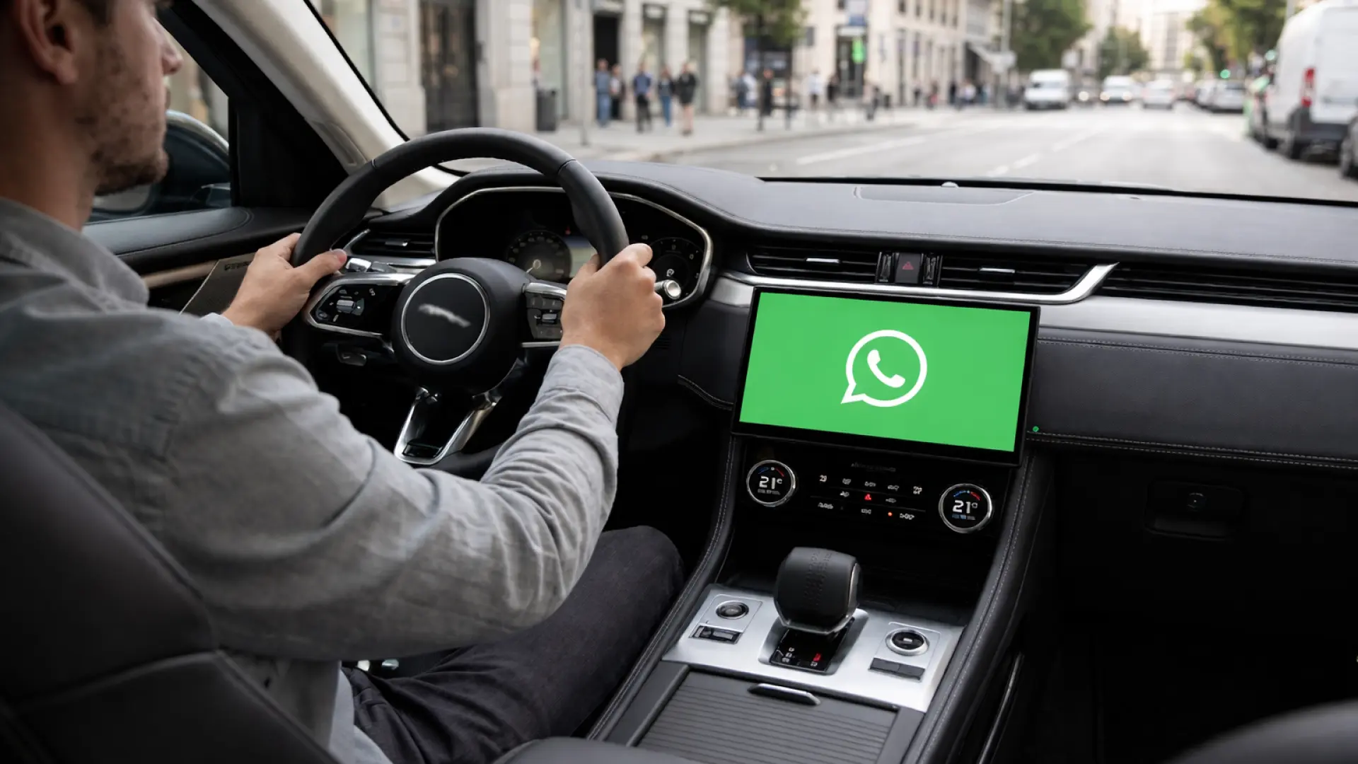 
         WhatsApp prepara su nueva app para CarPlay: conducir y comunicarte será más fácil y seguro 
    