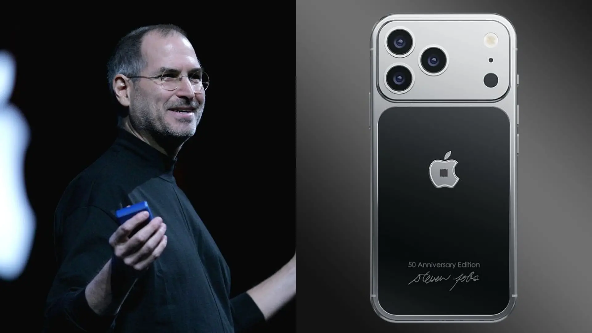 
         Lanzan un iPhone 17 Pro con un trozo del jersey de Steve Jobs que vale casi 10.000 dólares 
    