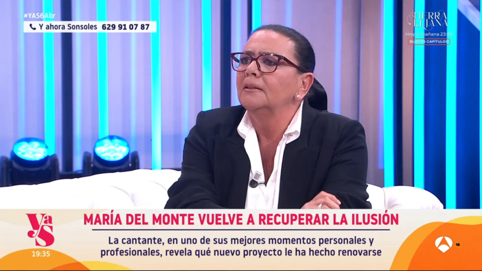 
         María del Monte presenta su nueva canción tras cuatro años sin sacar música 
    