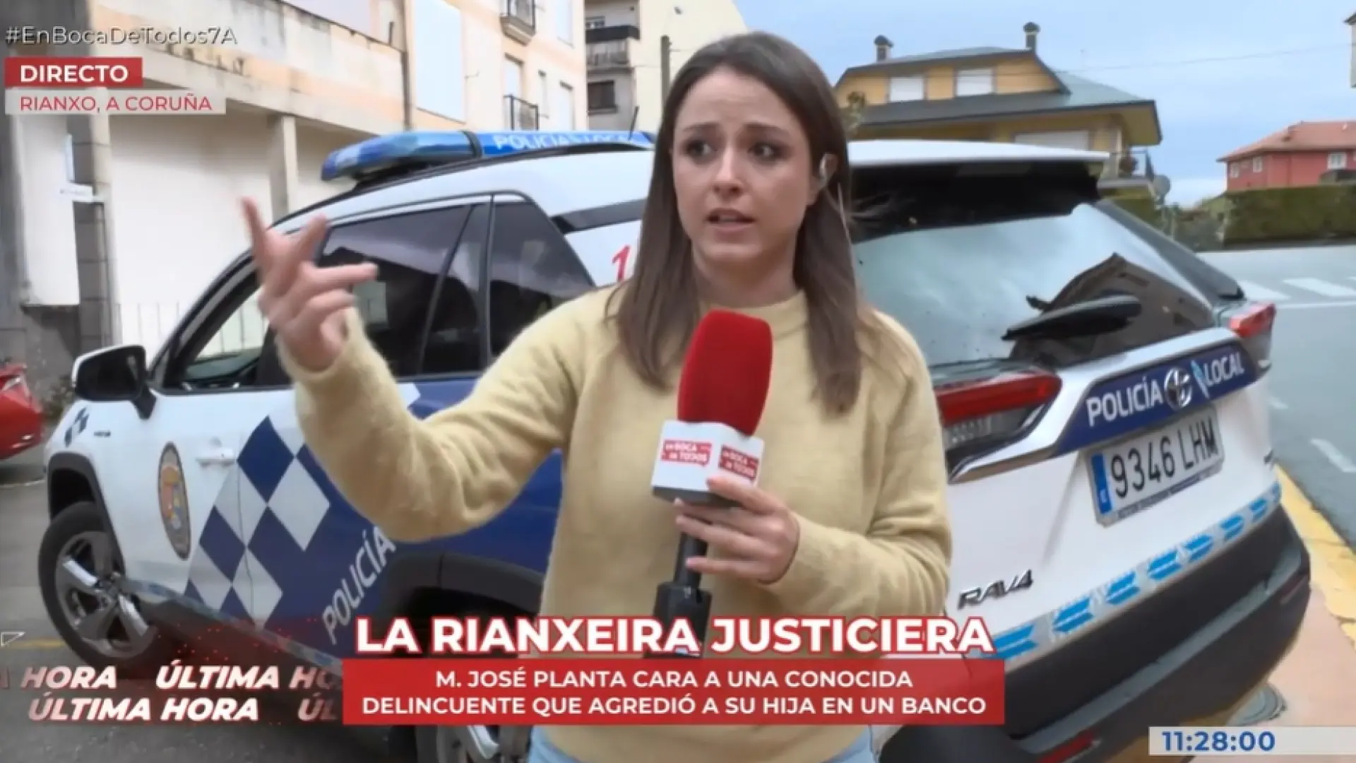 
         Dos drogodependientes agreden a un equipo de 'En boca de todos' en Rianxo 
    