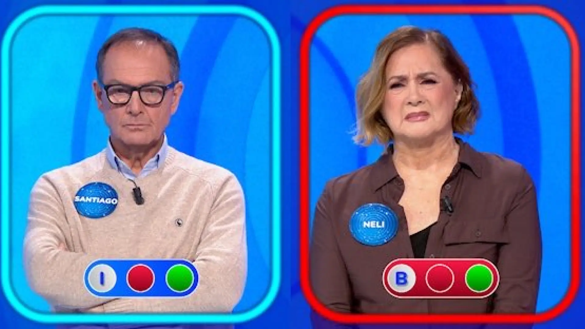 
         Relevo de concursantes en 'Pasapalabra': se marcha Neli y llega Santiago 
    