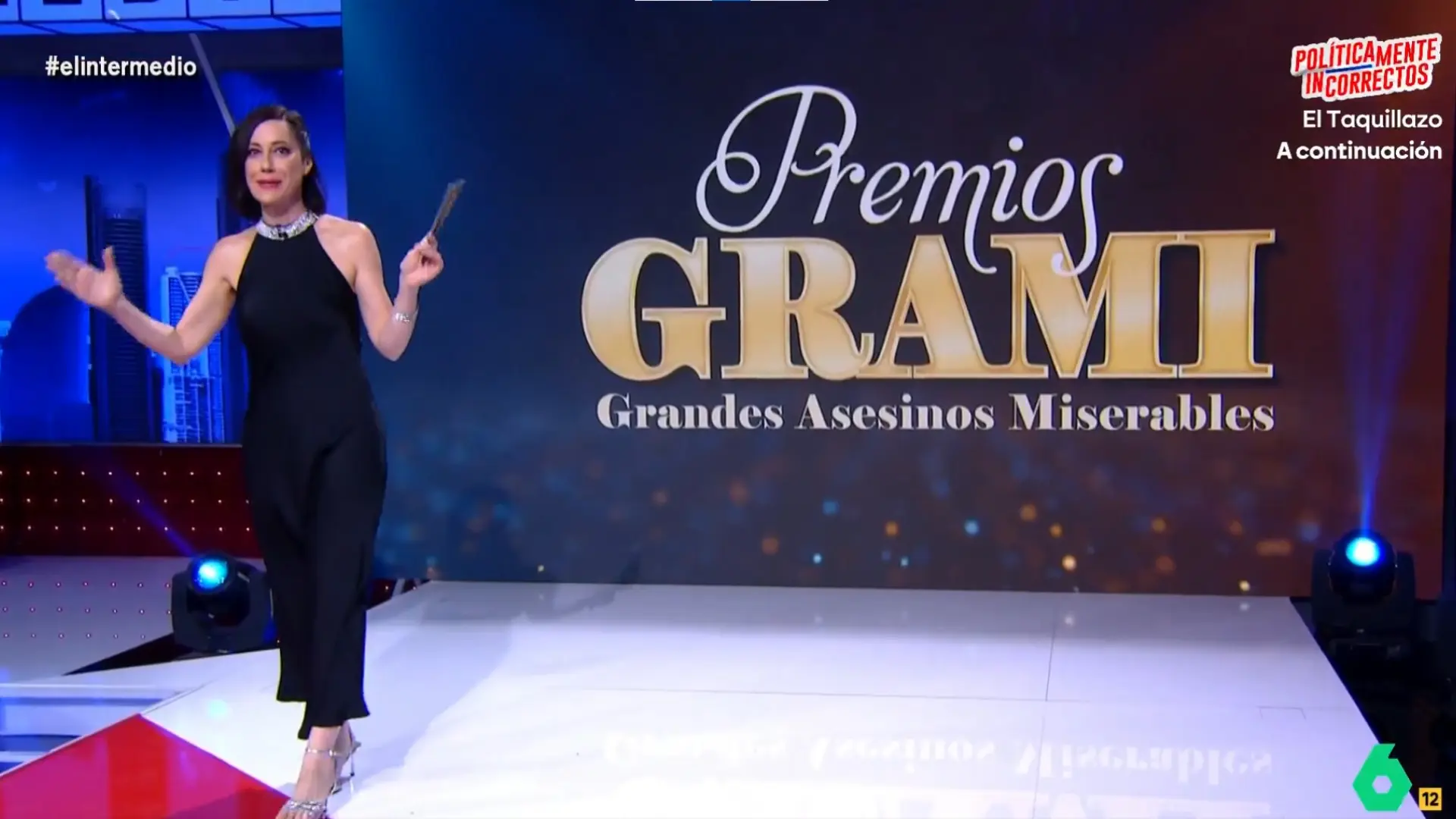 
         'El Intermedio' entrega los 'Premios GRAMI' a "grandes asesinos miserables" 
    