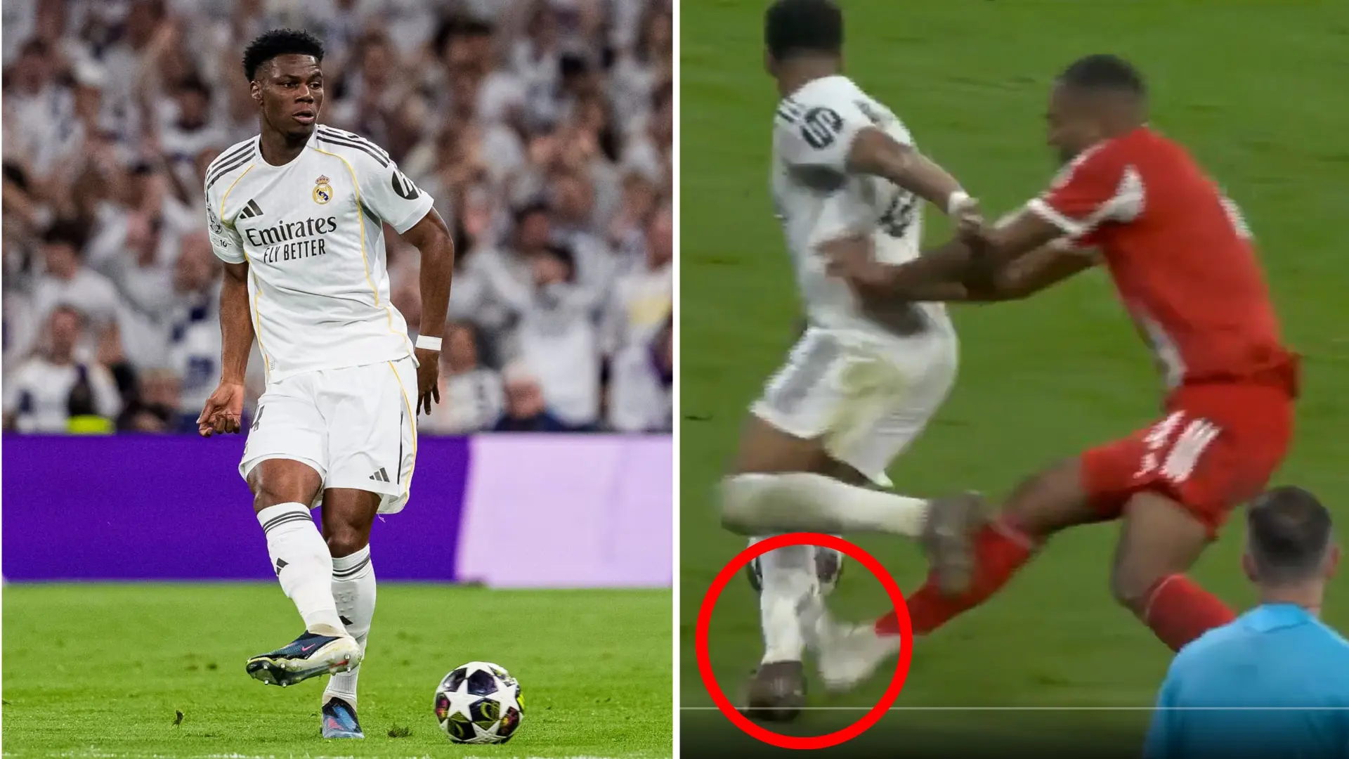 
         Las polémicas del Madrid - Bayern: Tchouaméni se pierde la vuelta y pisotón a Mbappé que debió ser roja 
    