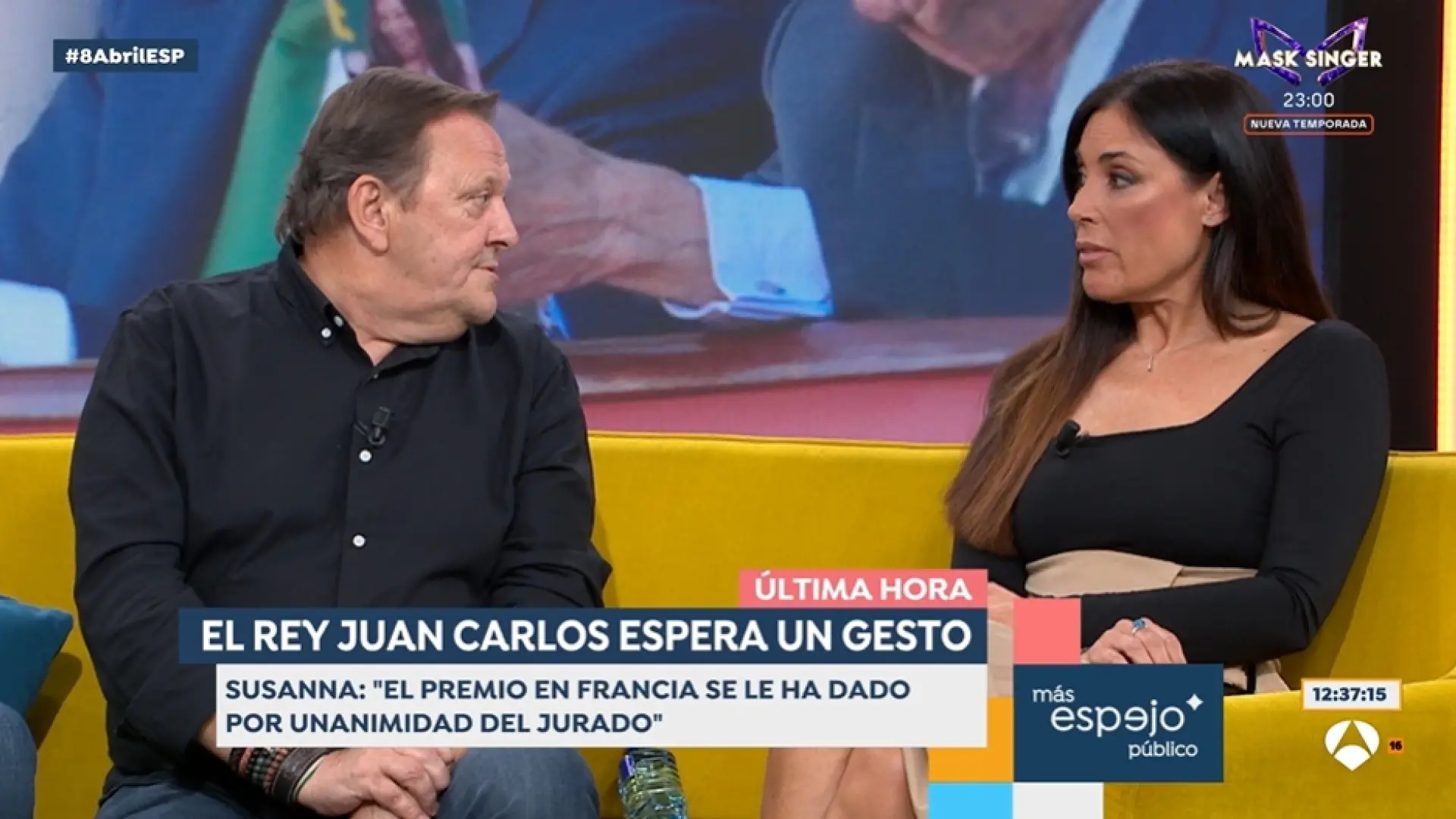 
         Tensión entre Isabel Rábago y Javier Caraballo en 'Espejo Público': "No voy a consentir que me llames racista" 
    