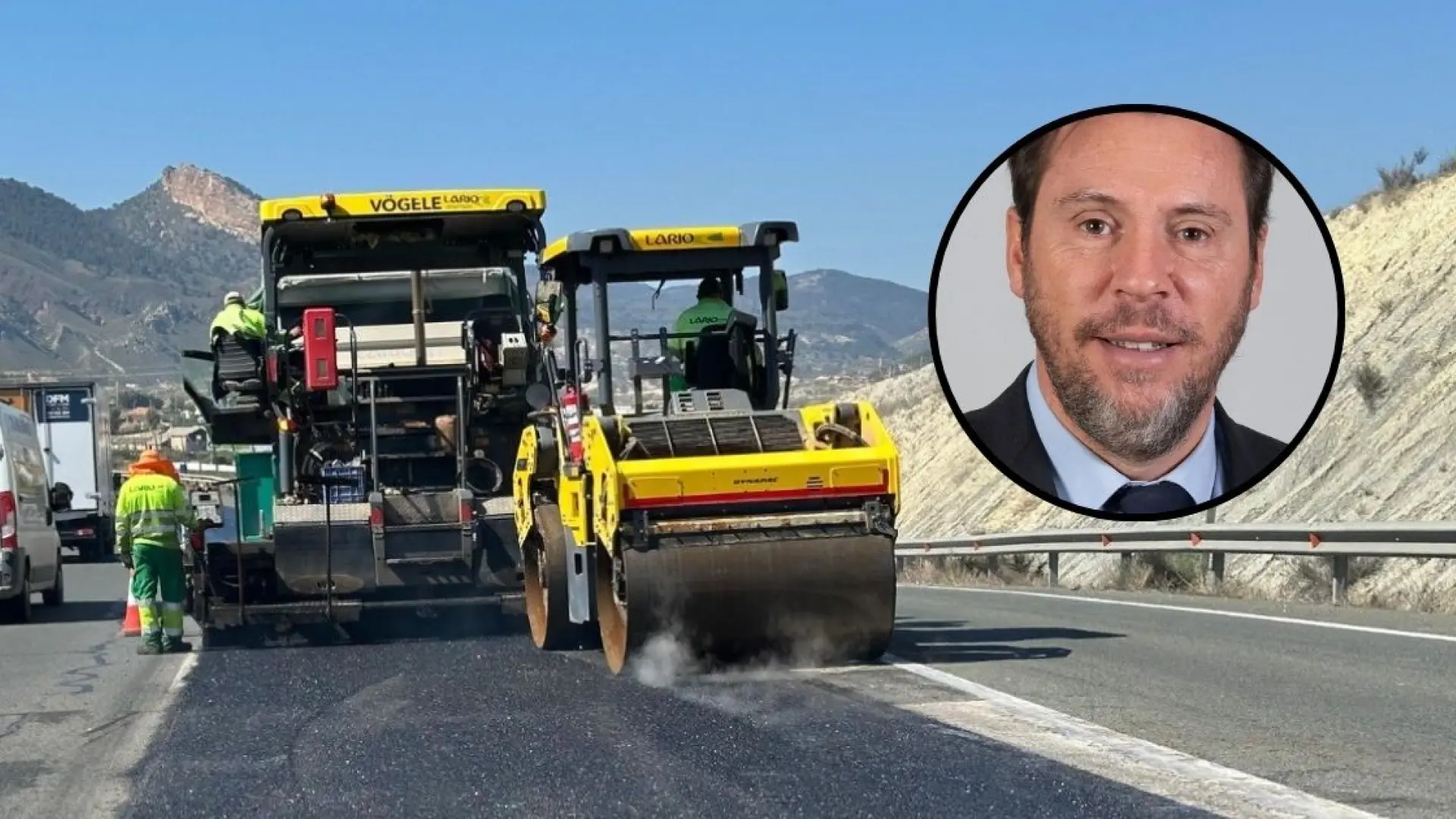 Óscar Puente anuncia obras de emergencia en más de 200 km de autovías de la Región de Murcia