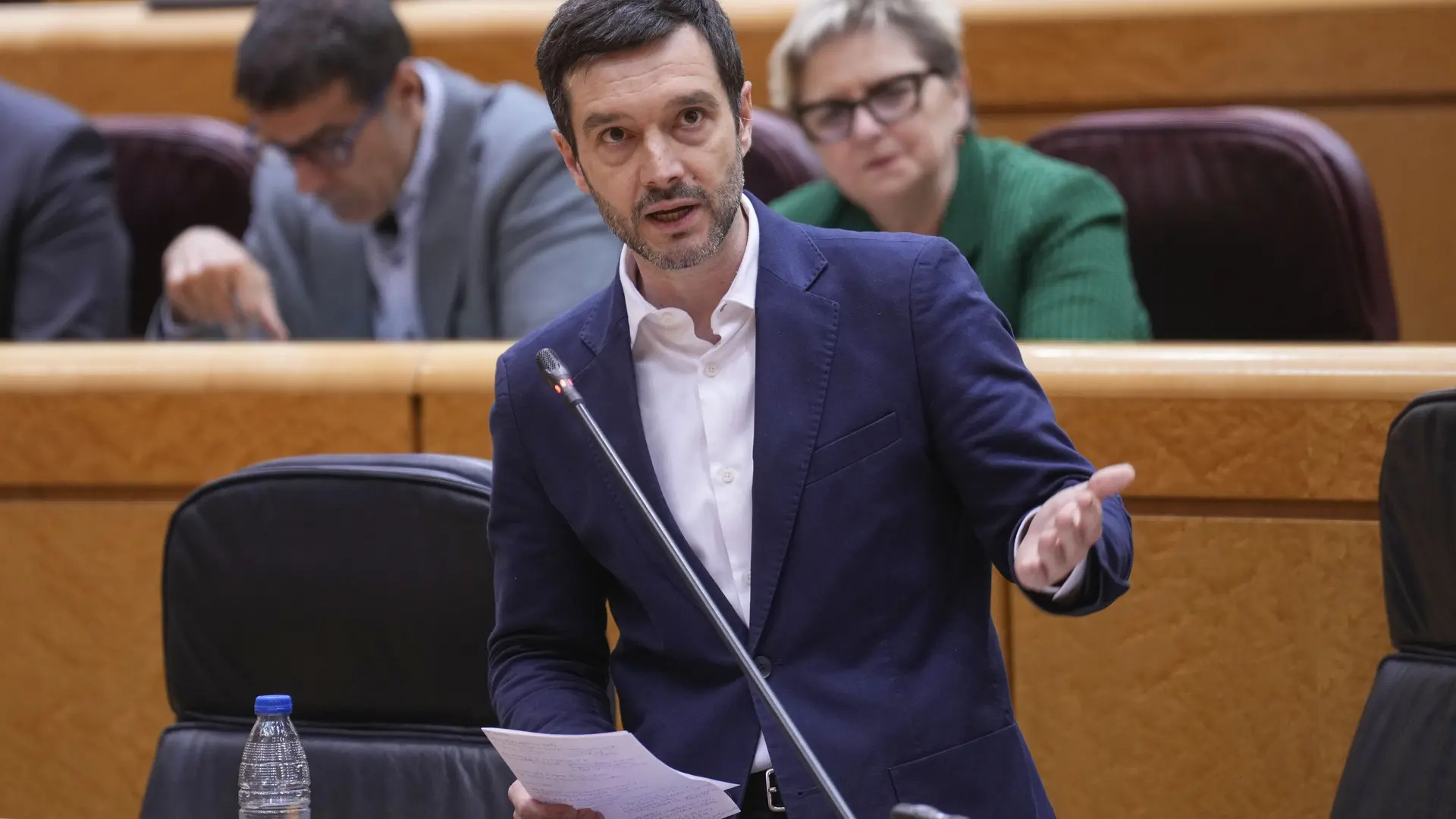 
         Bustinduy está "convencido" de que el decreto de vivienda se aprobará y pide más movilización para "presionar" en el Congreso 
    