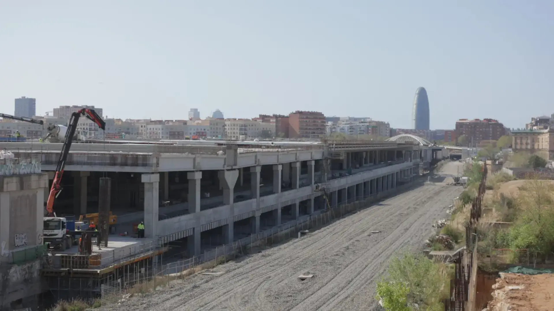 
         Las obras de la futura estación de La Sagrera alcanzan el 85% de la ejecución del presupuesto 
    