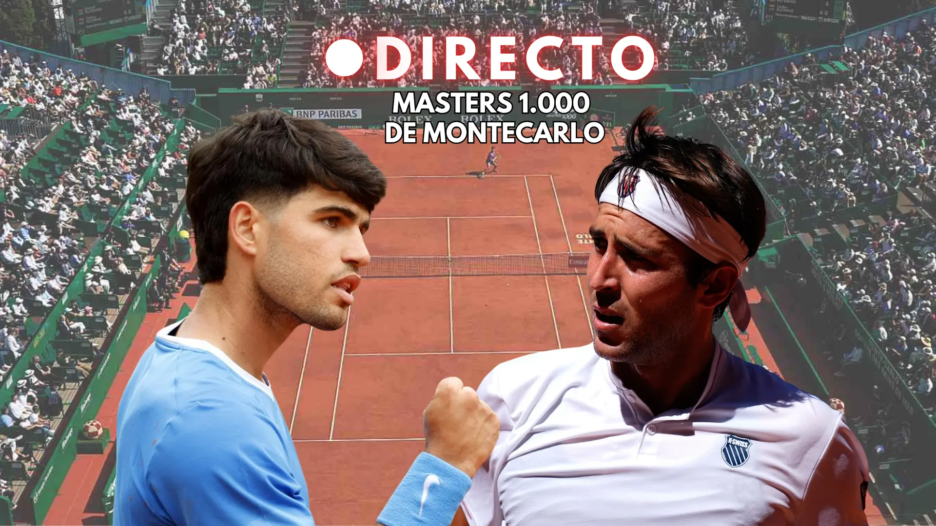 
         Carlos Alcaraz busca los cuartos del Masters 1.000 de Montecarlo ante Etcheverry 
    