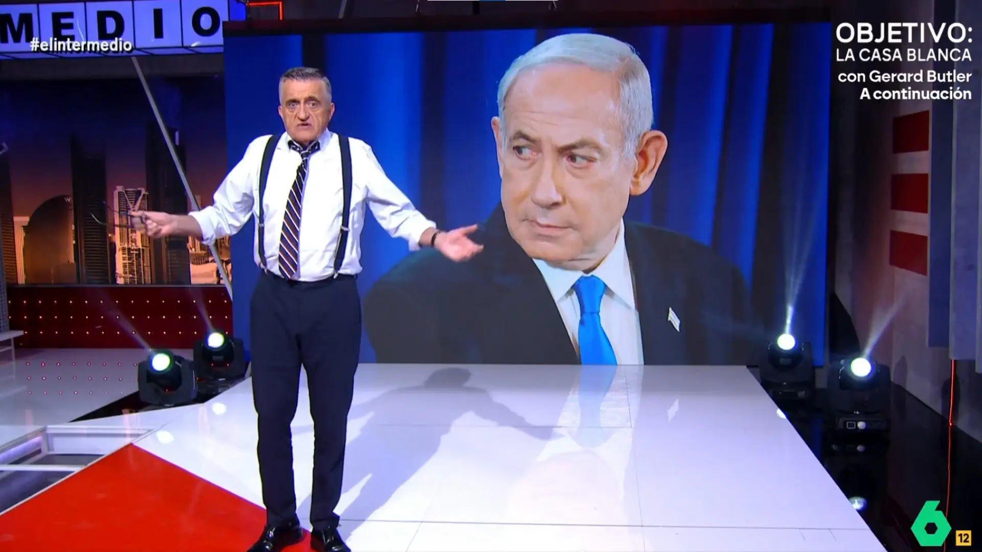 
         Wyoming carga contra Netanyahu: "Quiero verle con un pijama de rayas en el banquillo de la CPI" 
    