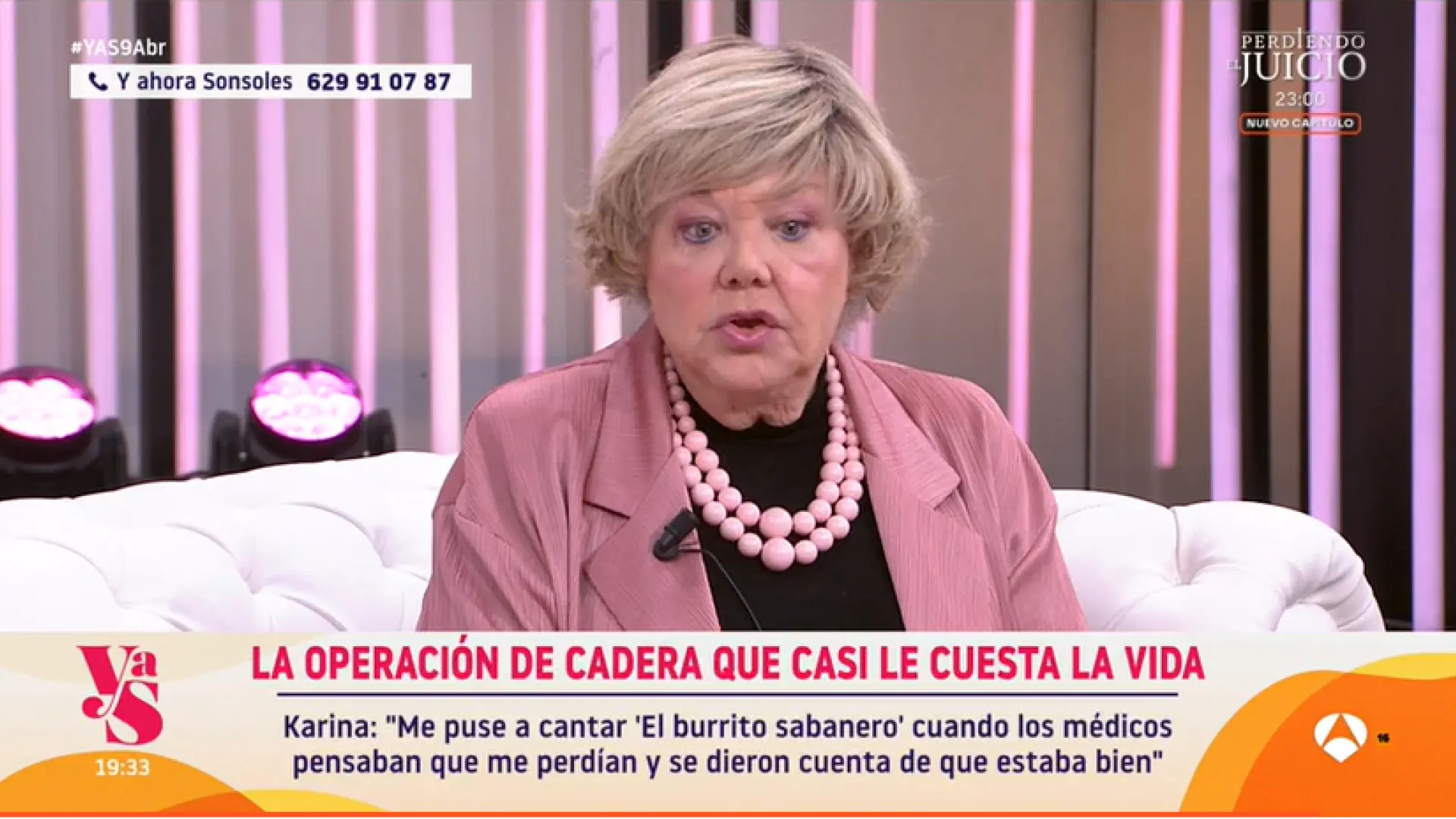 
         Karina relata los detalles de la operación que casi le cuesta la vida: "Oía, 'se nos va, se nos va'" 
    