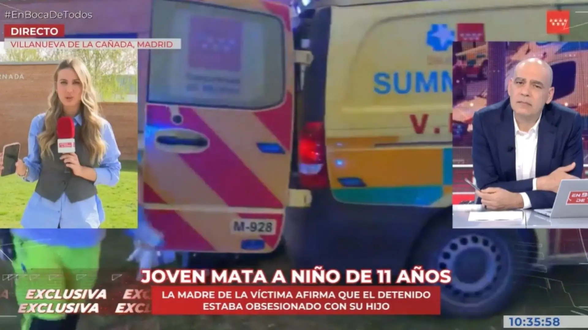 
         Habla la madre de David, el pequeño asesinado en el pueblo madrileño: "Estaba obsesionado con él" 
    