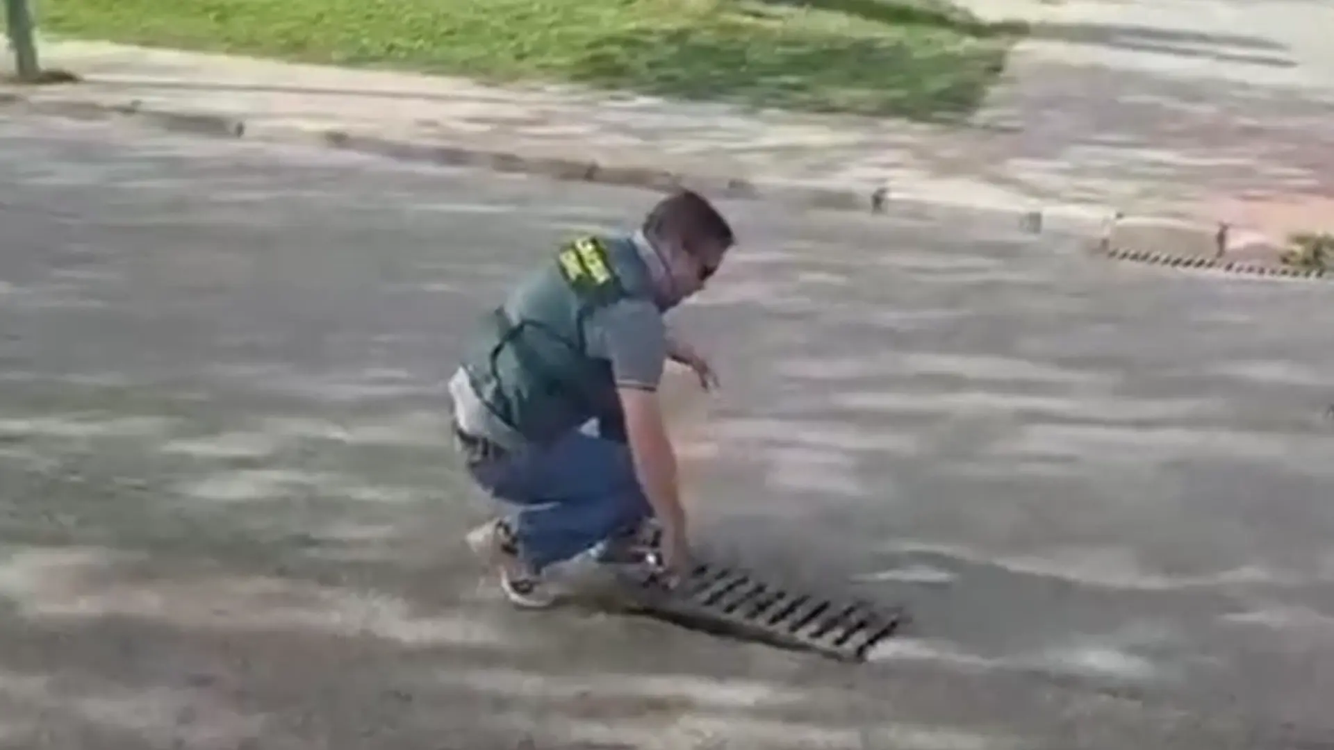 
         La Guardia Civil busca, con perros, el arma homicida del crimen de Villanueva de la Cañada 
    