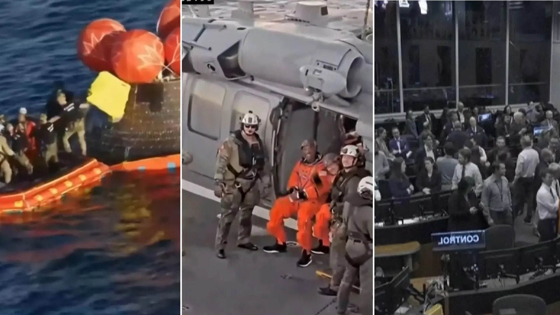 
         Gritos de alegría en la NASA tras el éxito de Artemis II: así abandonaron la cápsula Orion los cuatro astronautas 
    