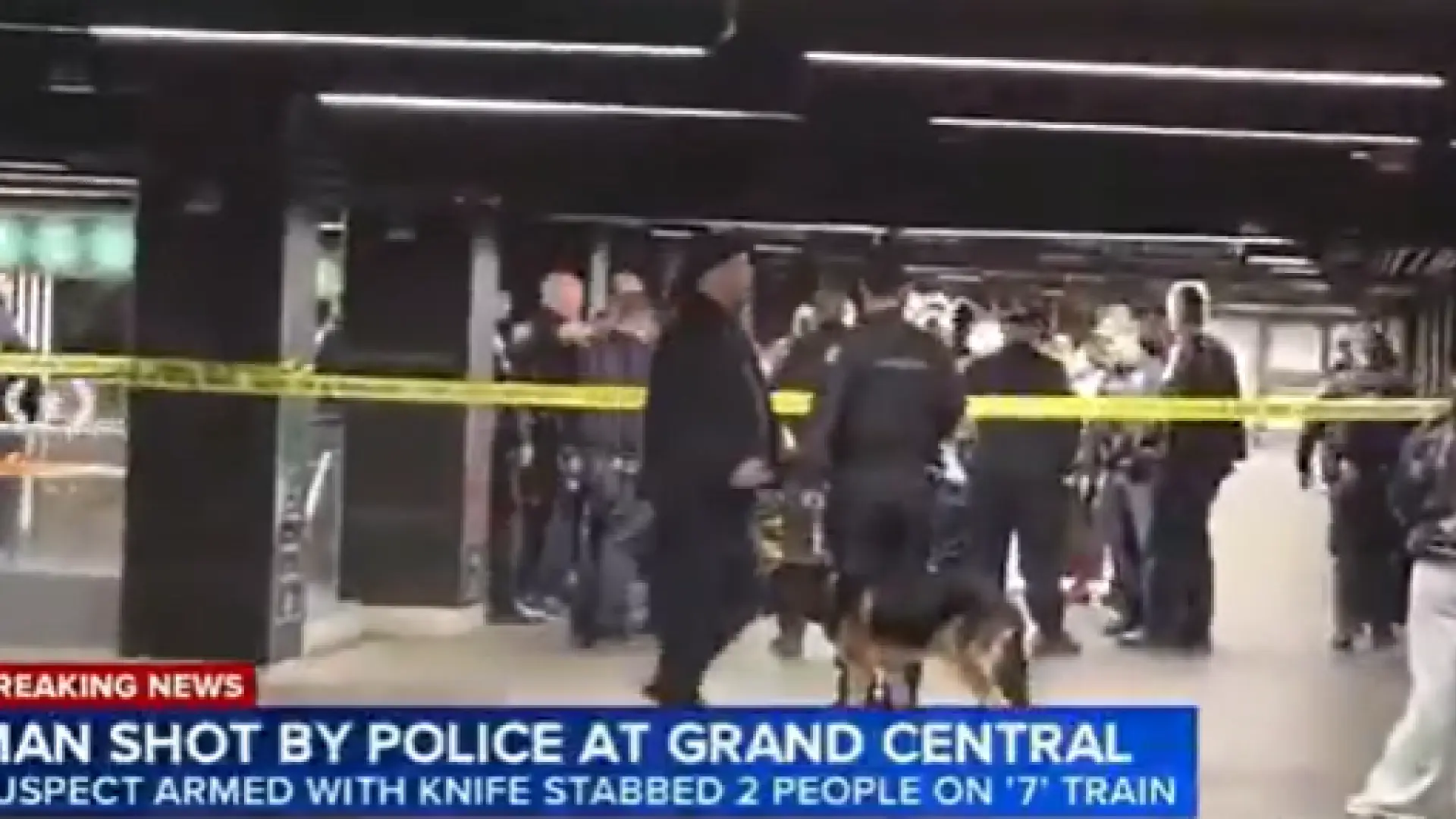 
         La policía abate a un hombre que apuñaló a varias personas en el metro de Nueva York 
    