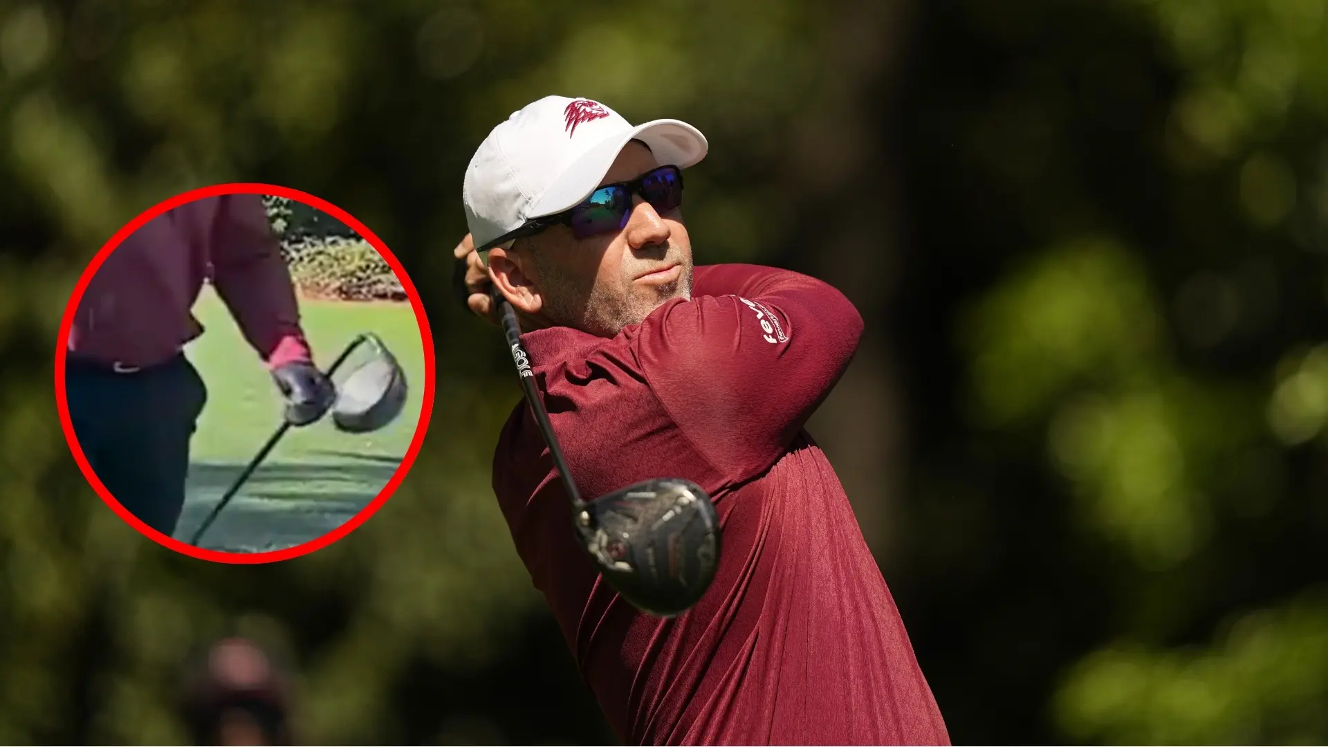 
         Críticas a Sergio García por romper su palo de golf en el Masters de Augusta: "Debe ser expulsado del torneo y vetado de por vida" 
    