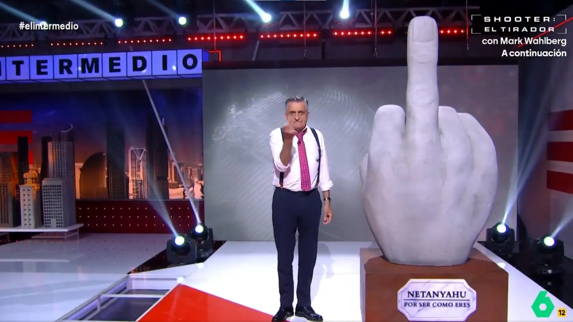 
         El mensaje de Wyoming a Netanyahu, en 'El Intermedio': "Reflexione" 
    