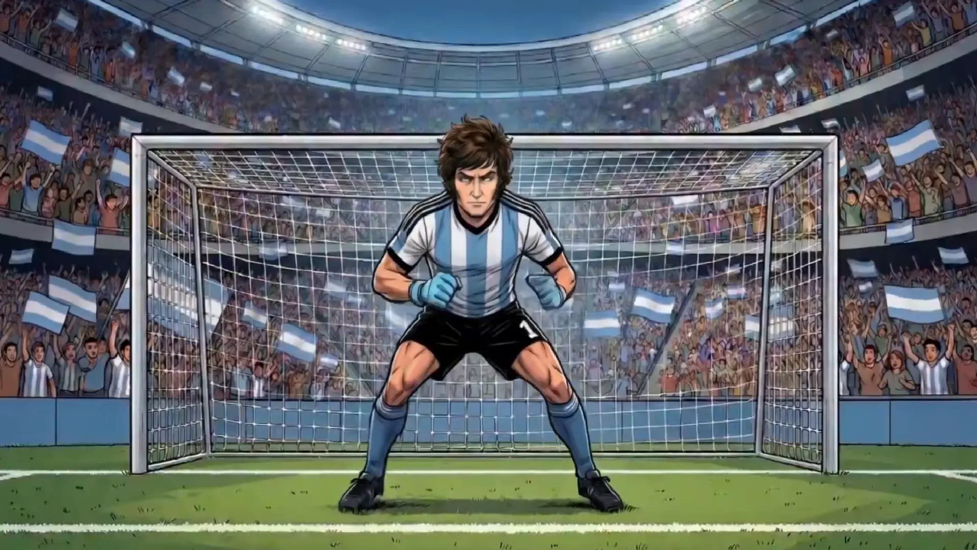 
         Milei se convierte en jugador de la selección argentina en un vídeo generado con IA para presumir sus logros 
    