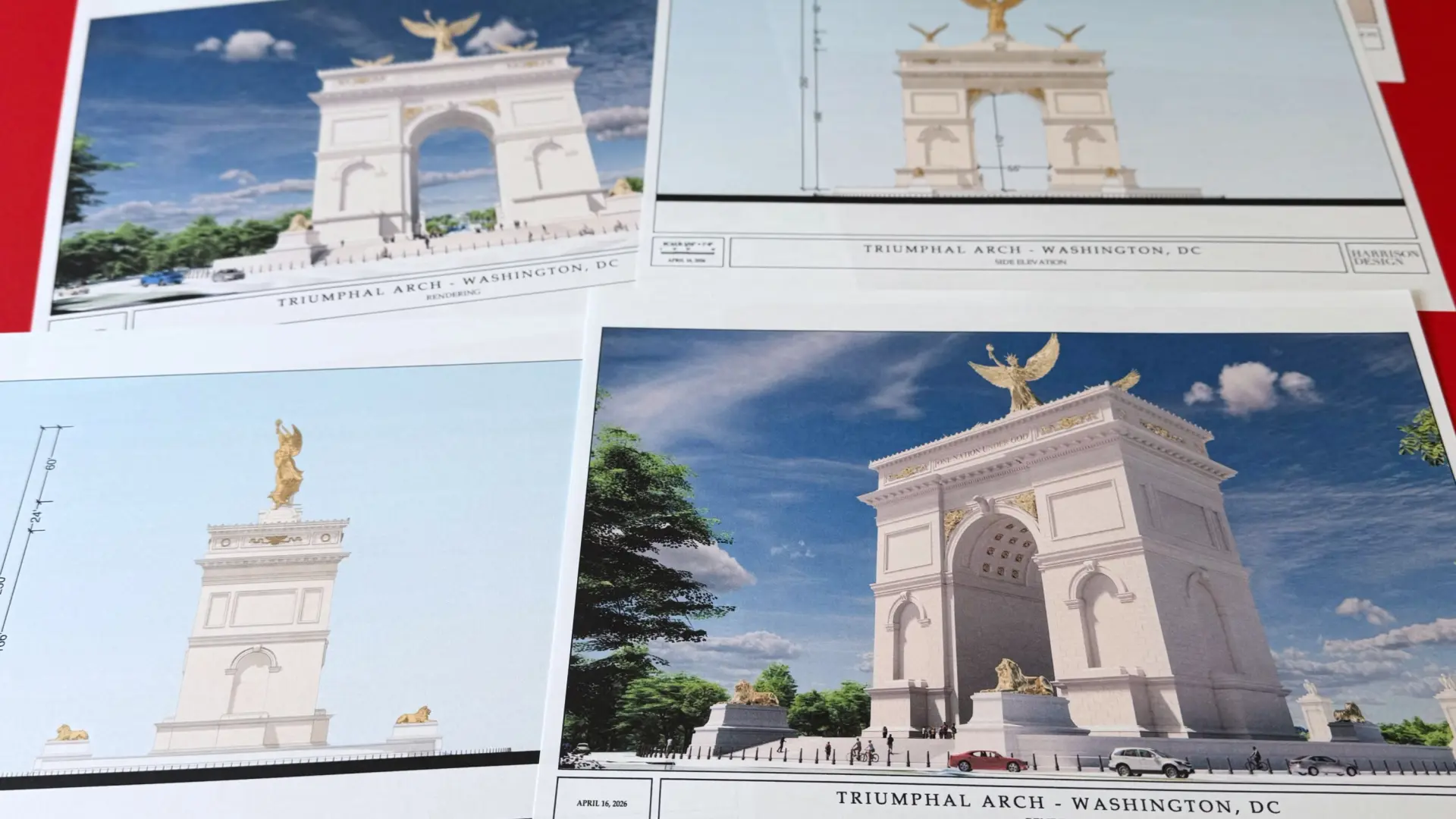 
         Así será el arco del triunfo que Trump quiere construir en el centro de Washington 
    