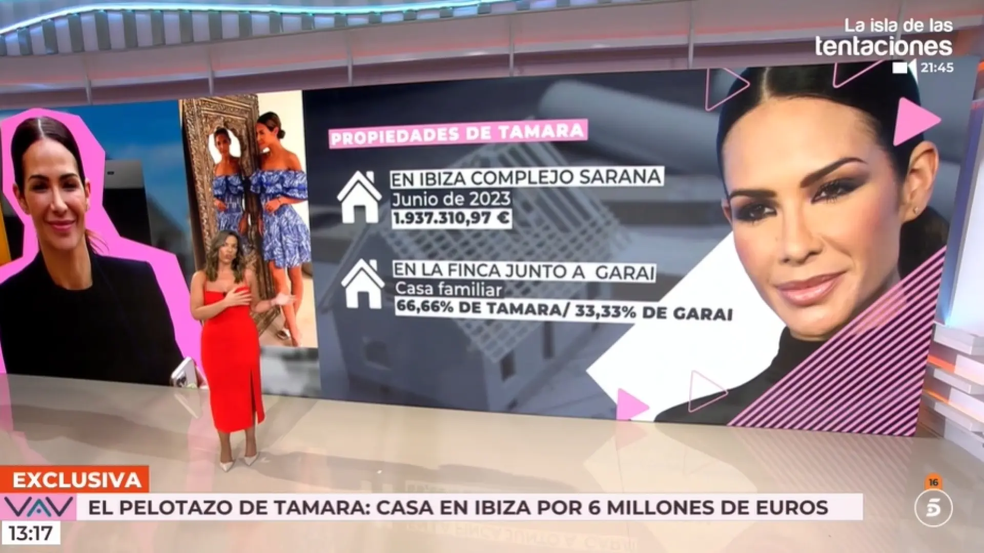 
         La casa que Tamara Gorro ha comprado en Ibiza por 5,7 millones piscina 'infinity', solarium, conserjería VIP... 
    