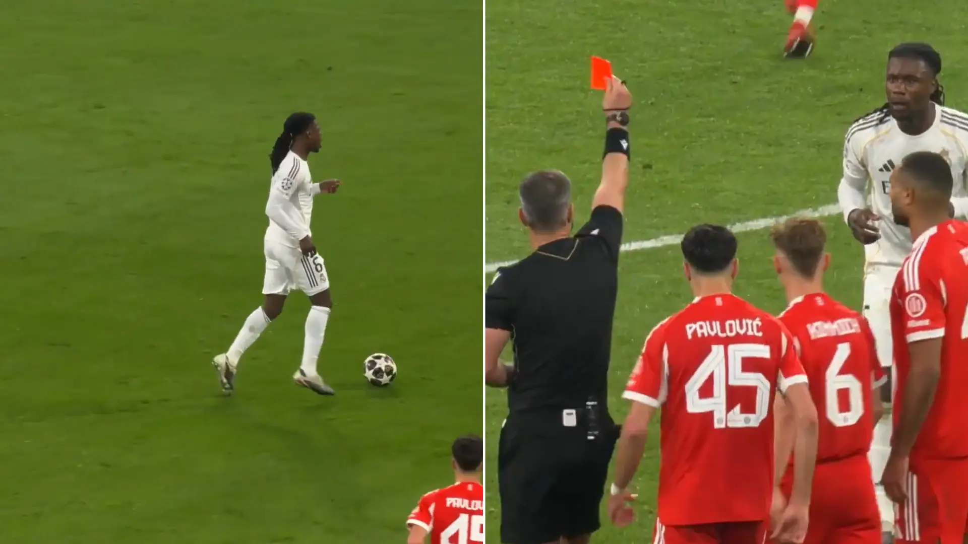 
         La polémica expulsión de Camavinga que condenó al Real Madrid: vio la segunda amarilla por perder tiempo 
    