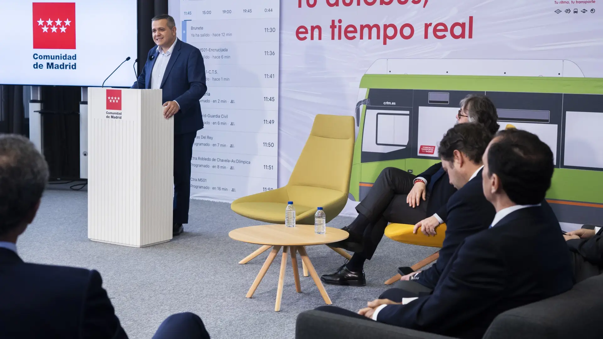 El horario de paso de los buses interurbanos de Madrid ya se puede consultar en tiempo real