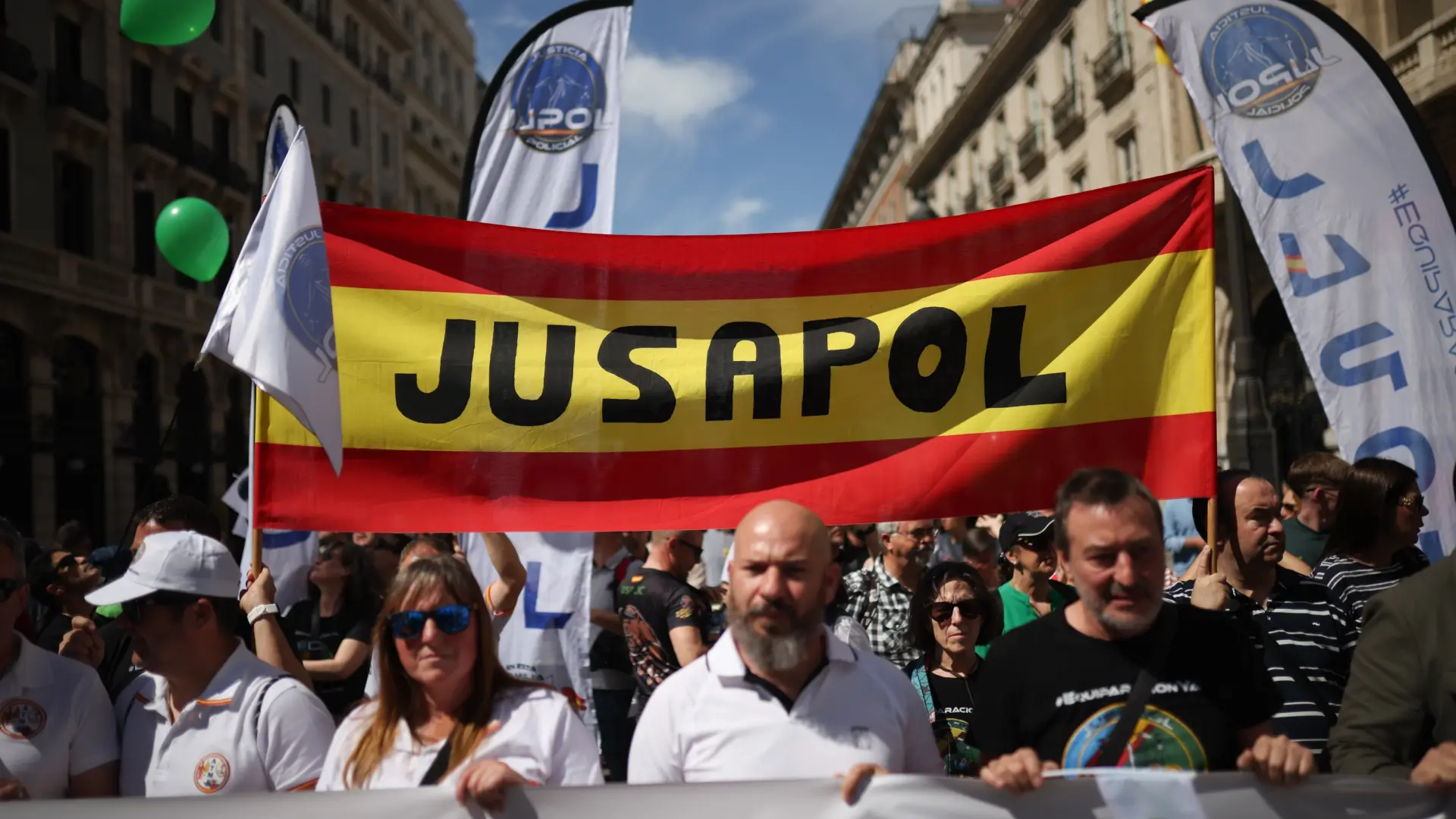 Policías y guardias civiles piden en Madrid jubilaciones dignas y ser profesión de riesgo