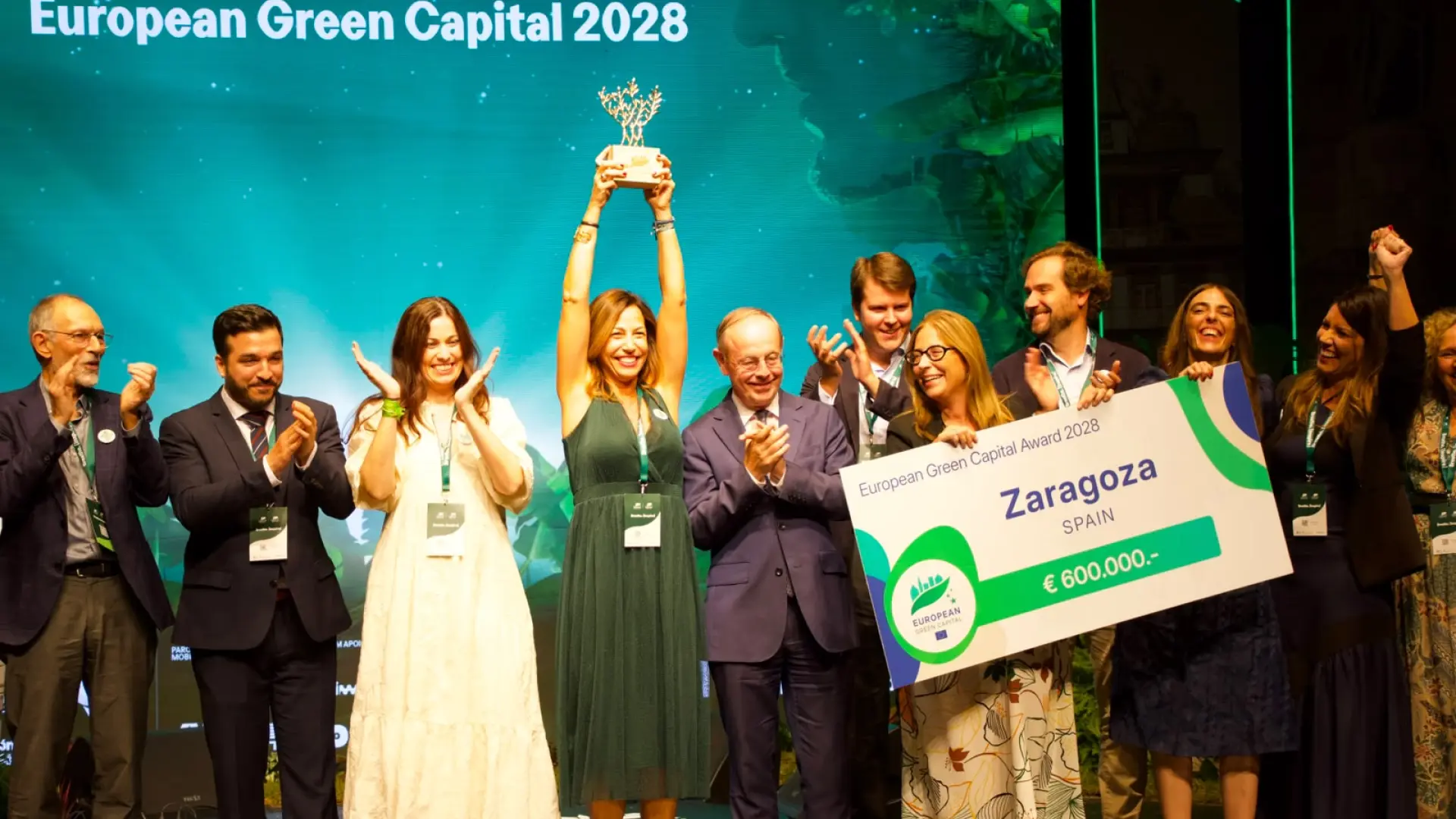 Zaragoza, nombrada Capital Verde Europea 2028: "Hemos demostrado que queremos ser una ciudad mejor y más sostenible"