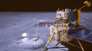 La sonda china Chang'e-6 aterriza en la Tierra con muestras de la cara oculta de la Luna