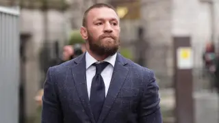 Conor McGregor, a su llegada al Tribunal Superior de Dublín.