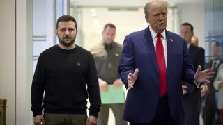 Zelensky y Trump Europa Press/Contacto/Ukraine Presidency 27/9/2024