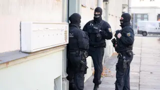 Agentes de la Policía alemana, en una imagen de archivo.
