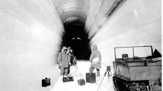 Imagen de archivo de la base militar de Camp Century