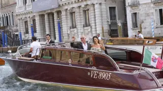 Jeff Bezos y Lauren Sanchez en Venecia por su boda.