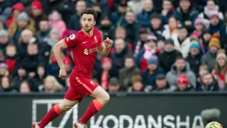 (Foto de ARCHIVO) Liverpool's Diogo Jota during the English championship Premier League football match between Liverpool and Brentford on January 16, 2022 at Anfield stadium in Liverpool, England - Photo Terry Donnelly / Colorsport / DPPI Terry Donnelly/COLORSPORT/DP/AFP7/Europa Press 16/1/2022 ONLY FOR USE IN SPAIN