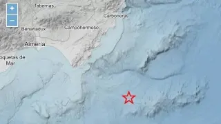 Terremoto de 5,5 registrado por el Instituto Geográfico Nacional (IGN) en la costa de Almería REMITIDA / HANDOUT por EL INSTITUTO GEOGRÁFICO NACIONAL (IGN) Fotografía remitida a medios de comunicación exclusivamente para ilustrar la noticia a la que hace referencia la imagen, y citando la procedencia de la imagen en la firma 14/7/2025