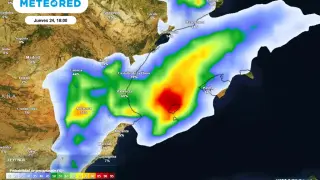 Mapa del tiempo en Cataluña y el Mediterráneo