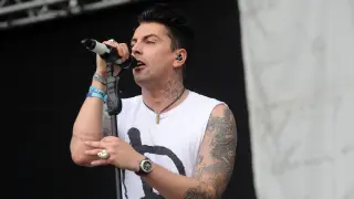 Ian Watkins, exlíder de la banda de rock Lostprophets, durante una presentación en Milán en julio de 2012.