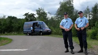 Imagen de agentes de la Gendarmería francesa.