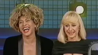 Tina Turner con Raffaella Carrà