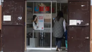 Una paciente acude al centro de salud.