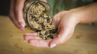 Semillas de sésamo.