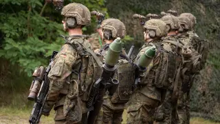 Soldados alemanes en una imagen de archivo.