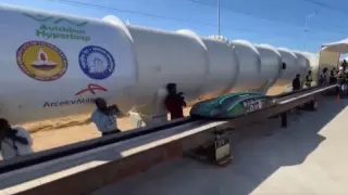 El túnel hyperloop de India.